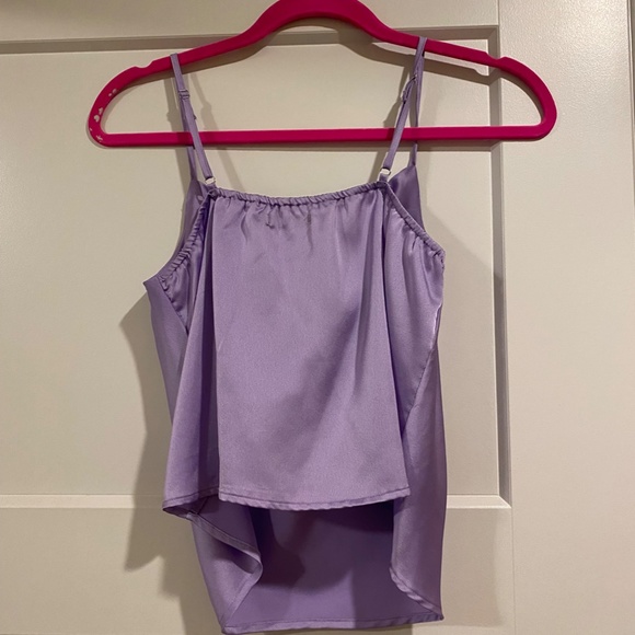 Nasty Gal Cowl Neck Satin Cami - Picture 7 of 9